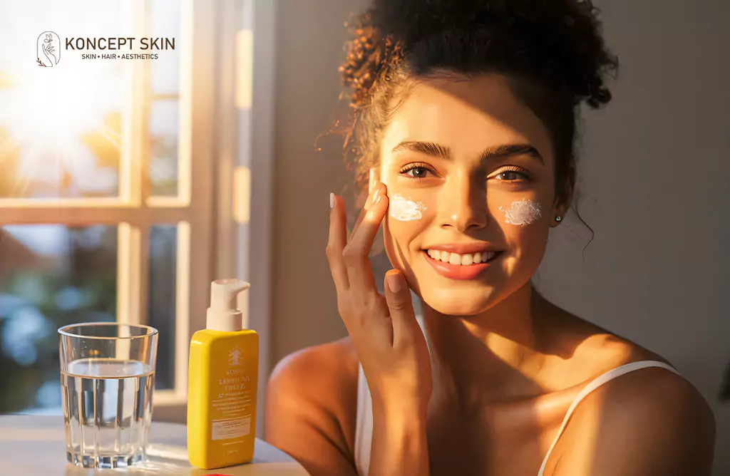 Glowing Skin with Sun Protection