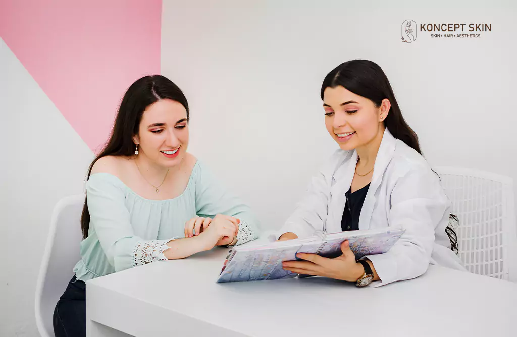 Skin Consultation Session At Koncept Skin Clinic